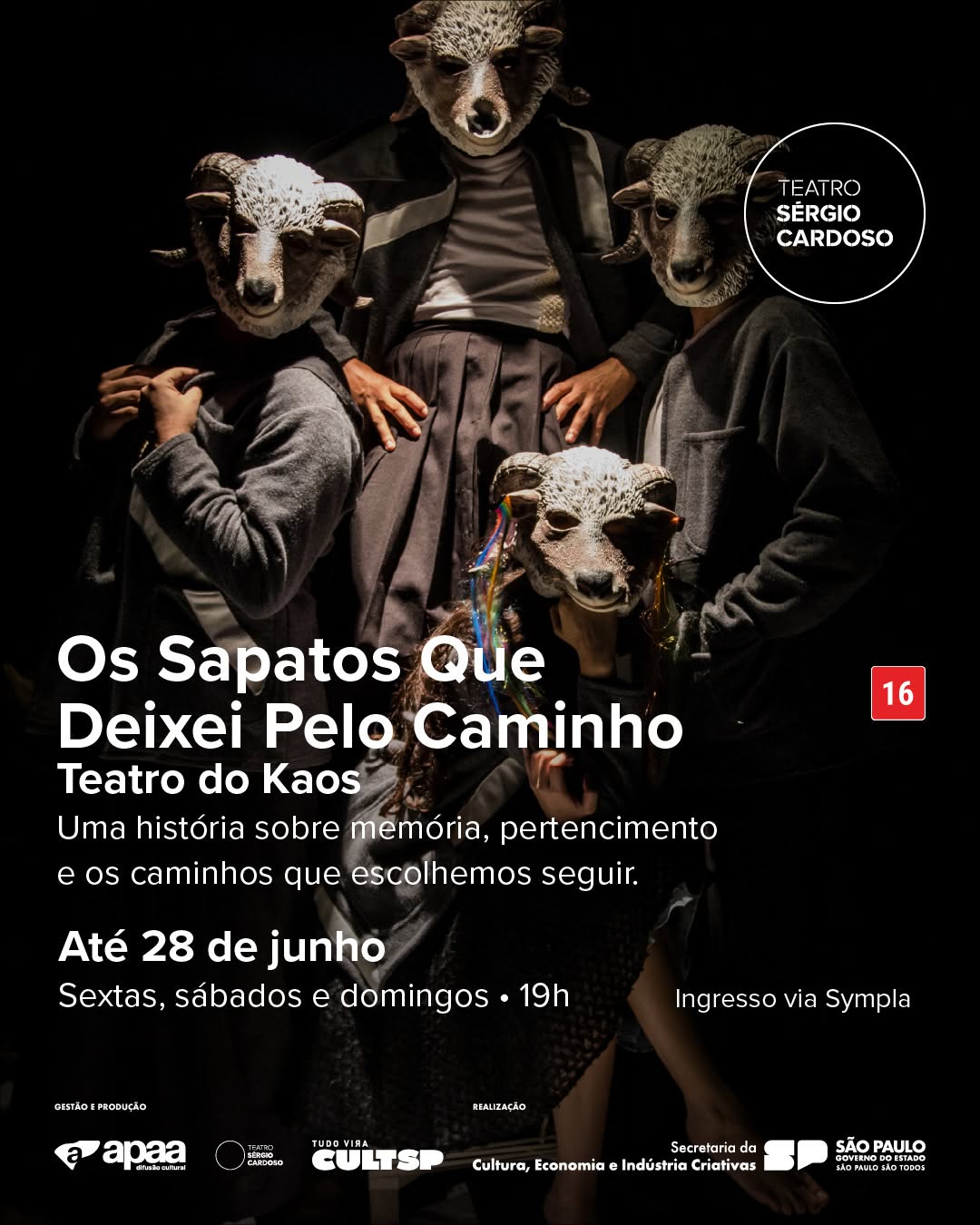 Os Sapatos Que Deixei Pelo Caminho — Teatro Sérgio Cardoso, Bela Vista, São Paulo