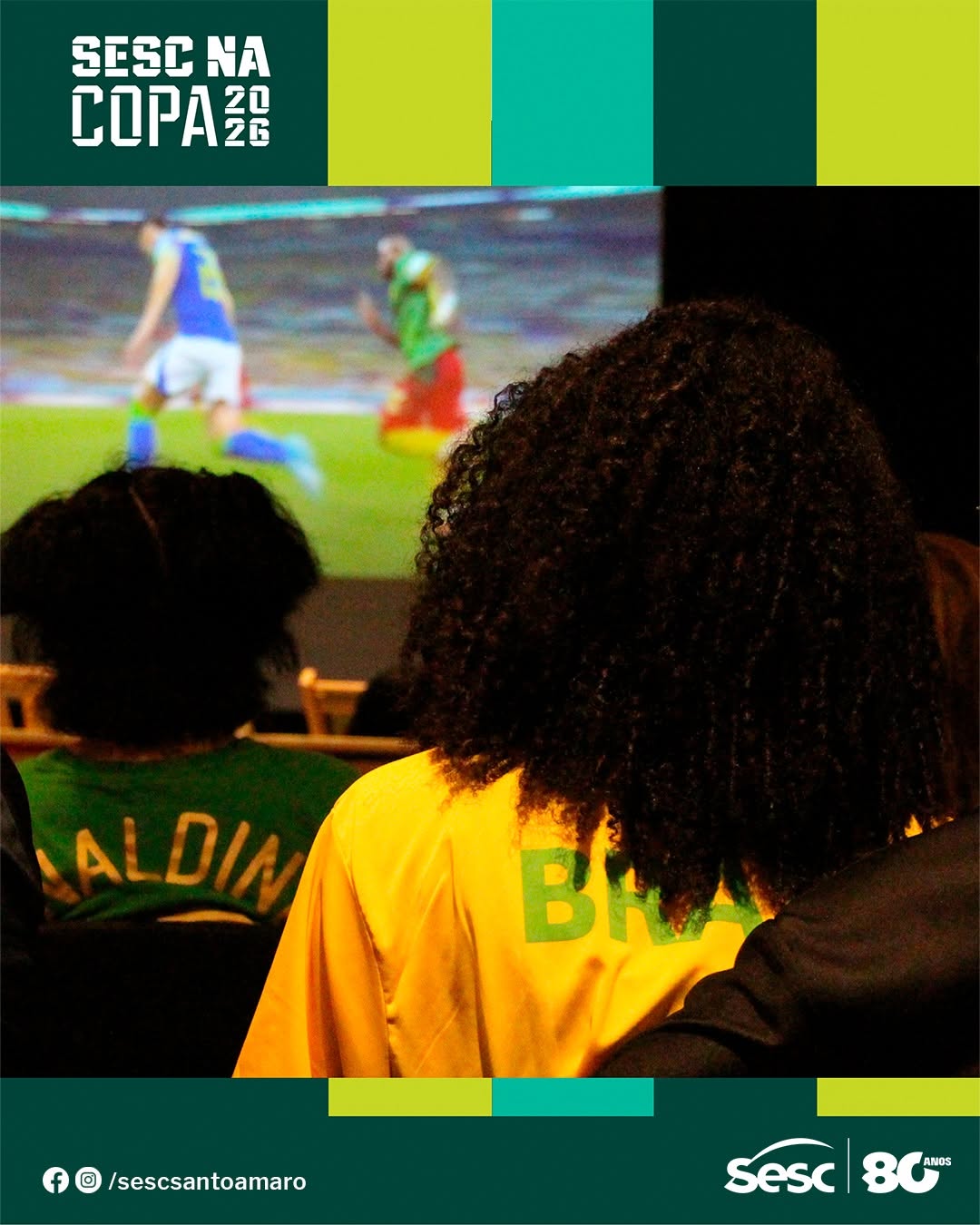 Copa do Mundo 2026 - Transmissão Brasil x Escócia — Sesc Santo Amaro, Santo Amaro, São Paulo