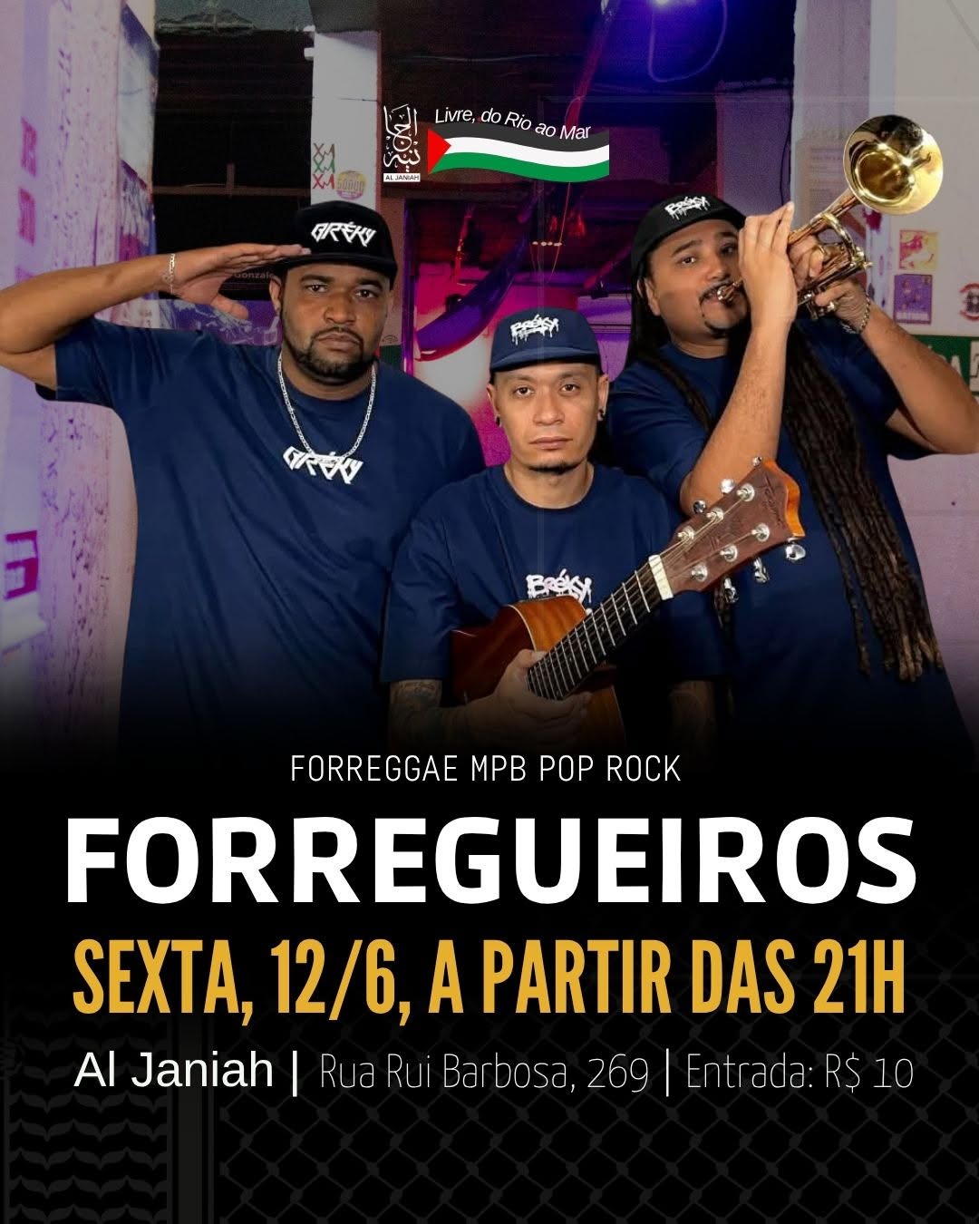 Mistura de Ritmos com Forregueiros — Al Janiah, Bela Vista, São Paulo