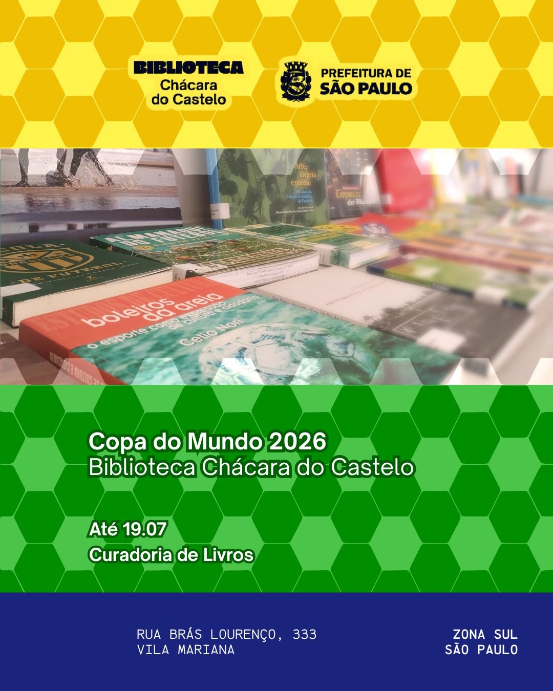 Exposição de Livros sobre Futebol
