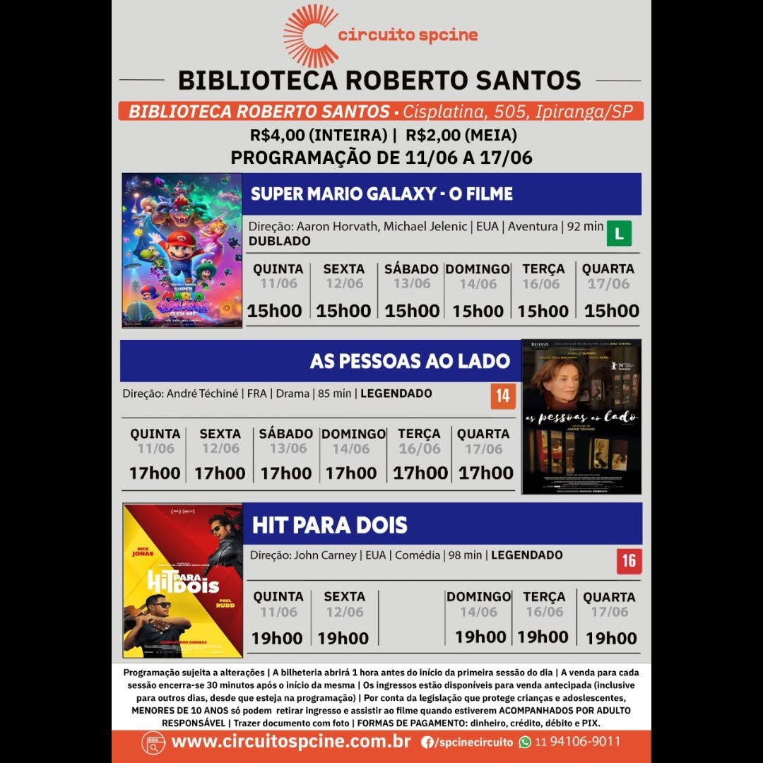 Circuito Spcine Roberto Santos