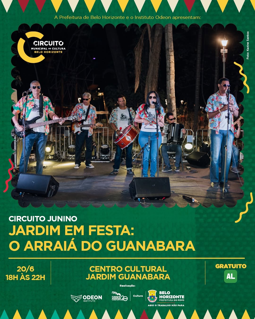 Jardim em Festa: O Arraiá do Guanabara