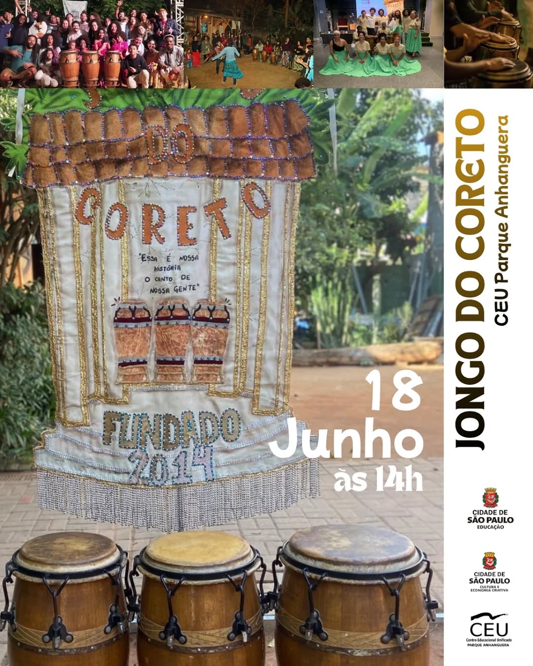 JONGO DO CORETO – QUILOMBAQUE — CEU Parque Anhanguera, Anhanguera, São Paulo