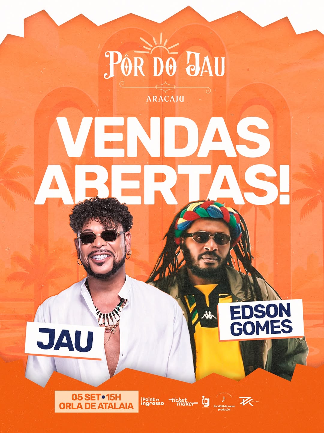 Pôr do Jau com Edson Gomes — Terminal Turístico Náutico, Comércio, Salvador