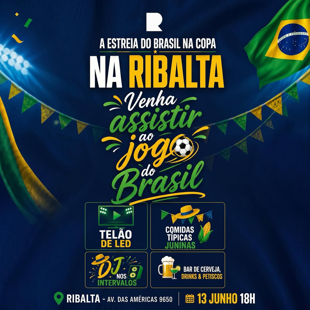 Transmissão da Copa do Mundo - Estreia do Brasil — Ribalta Eventos, Rio de Janeiro