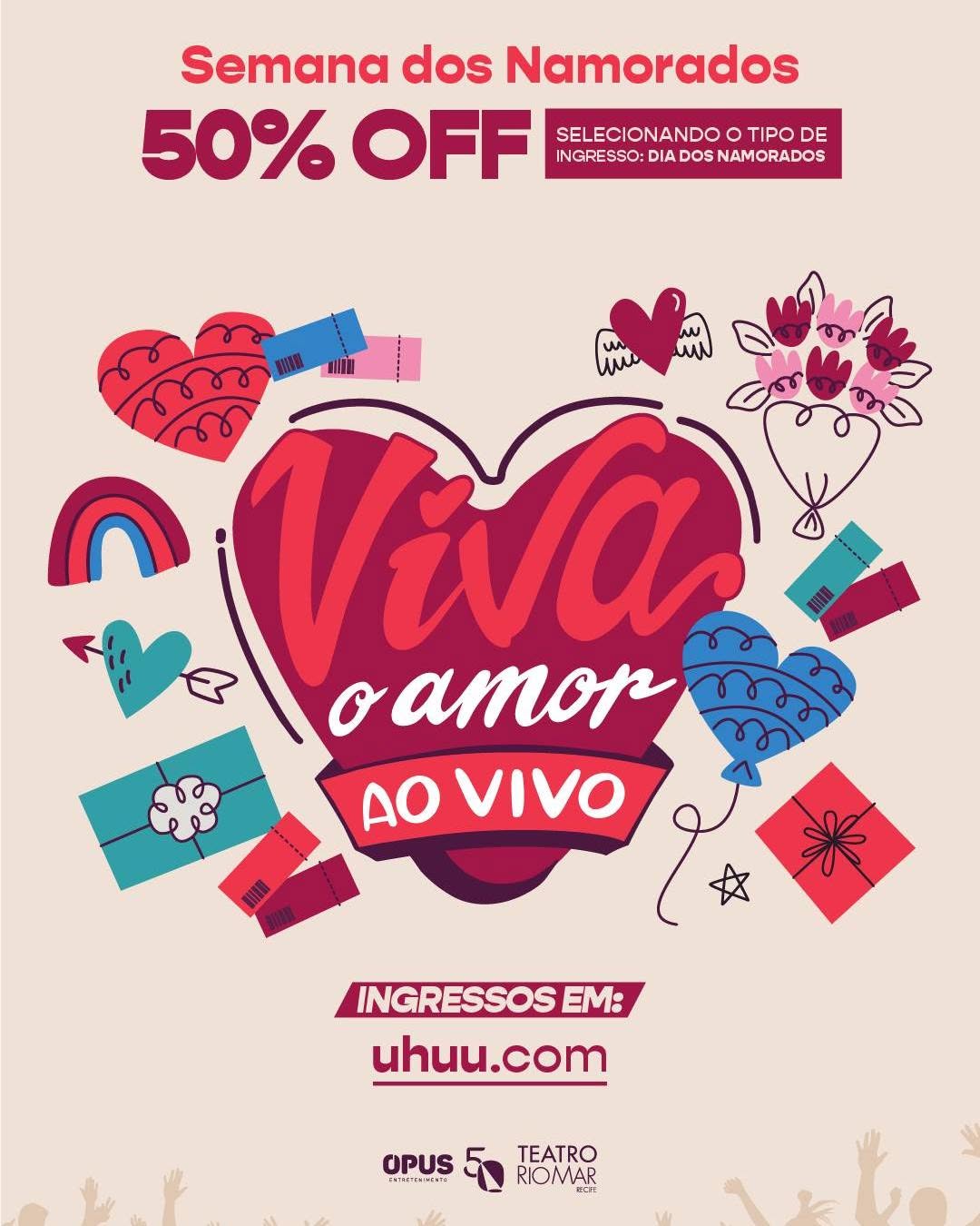 Dica de presente para o Dia dos Namorados — Teatro RioMar Recife, Recife