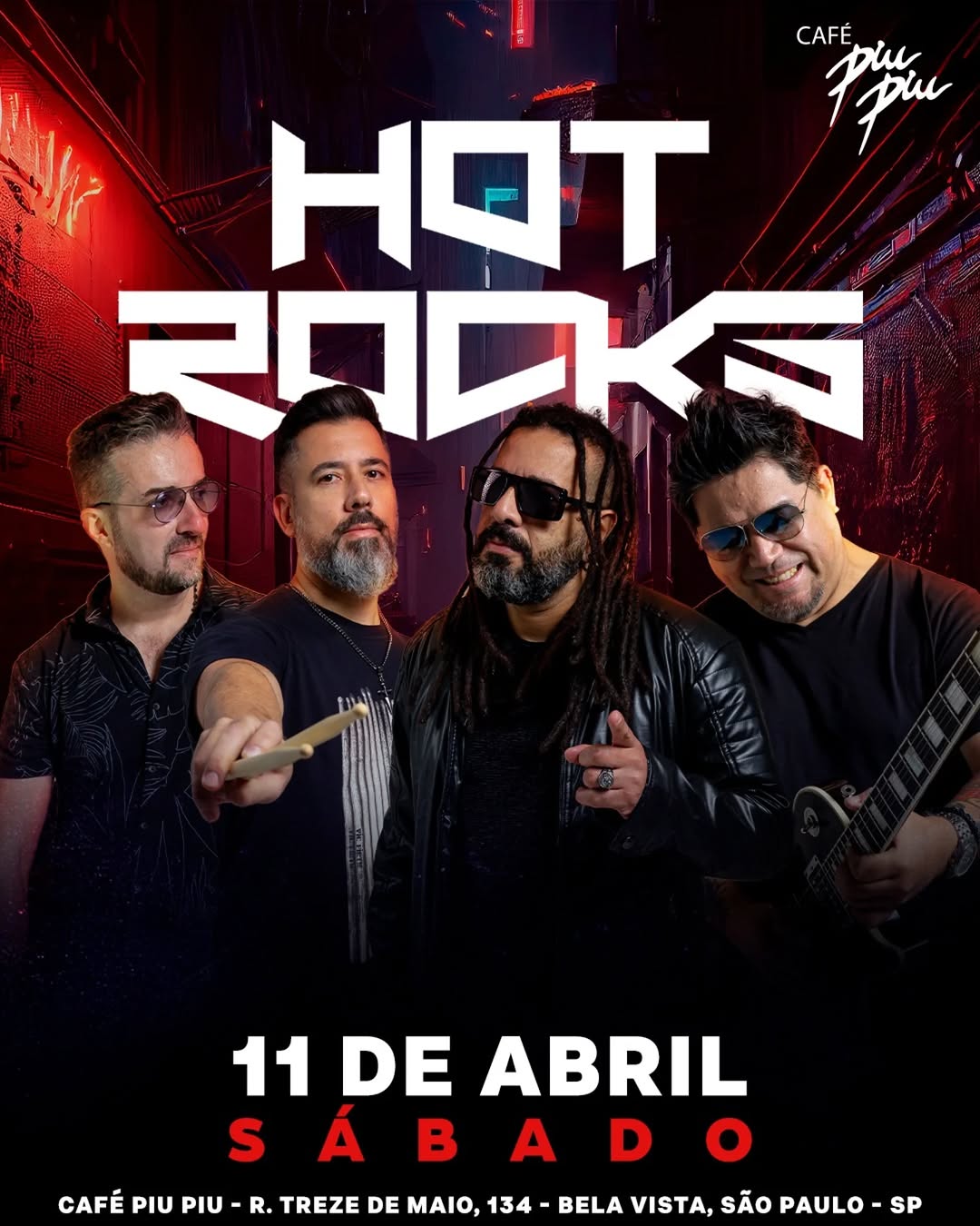 Banda Hot Rocks - Maiores clássicos do Rock