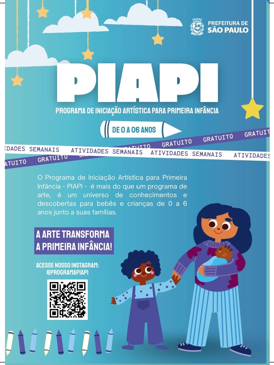 PIAPI – Programa Iniciação Artística para a Primeira Infância