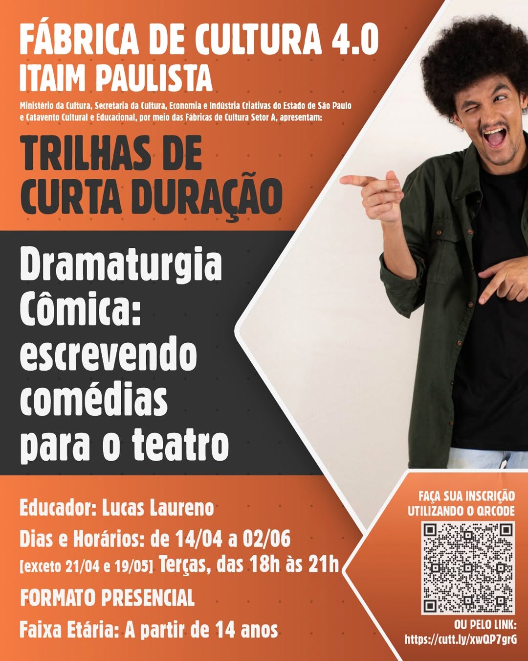 Trilhas de Curta Duração: Dramaturgia Cósmica - Escrevendo Comédias para o Teatro