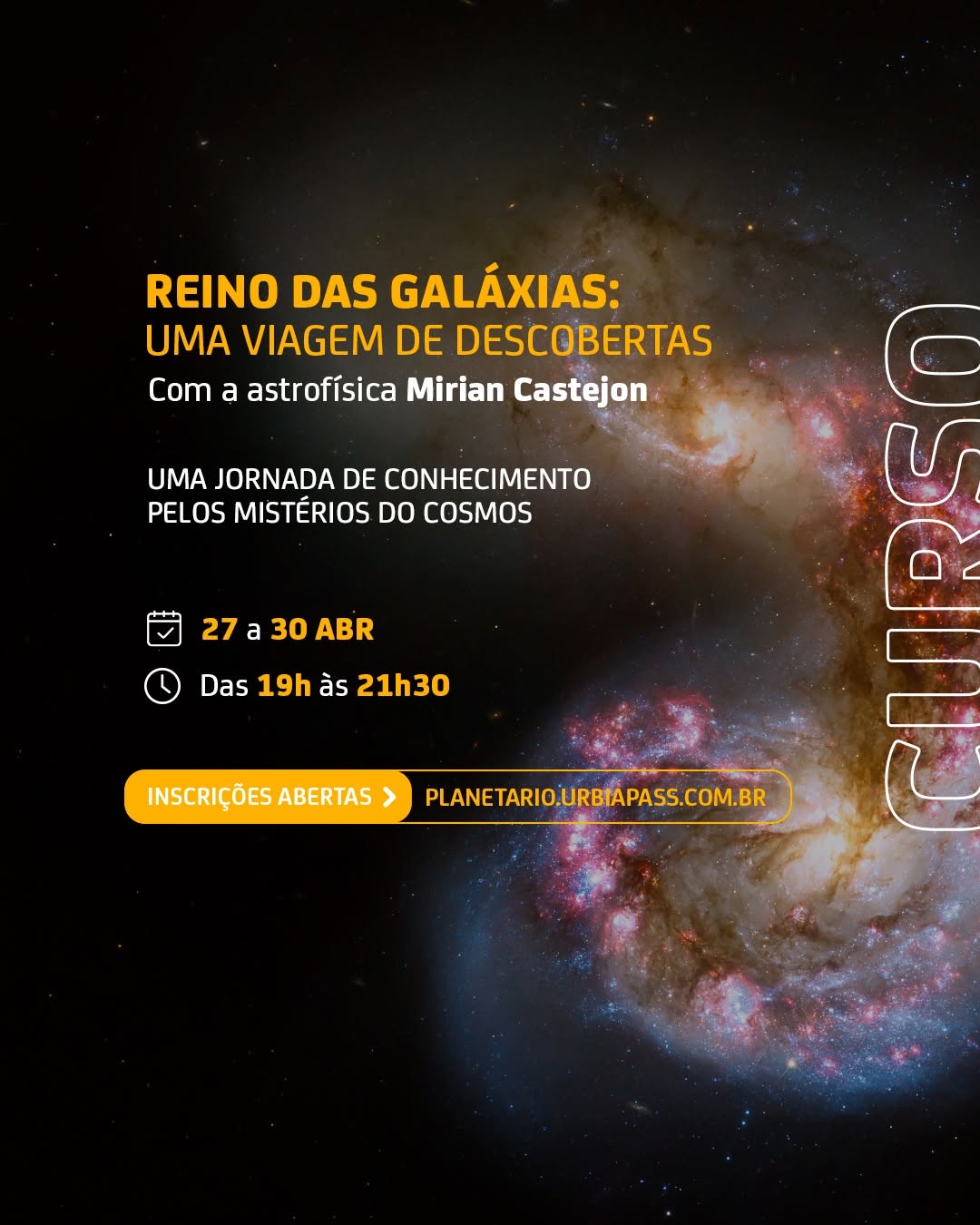 Viagem Intergaláctica: Dinâmica das Galáxias