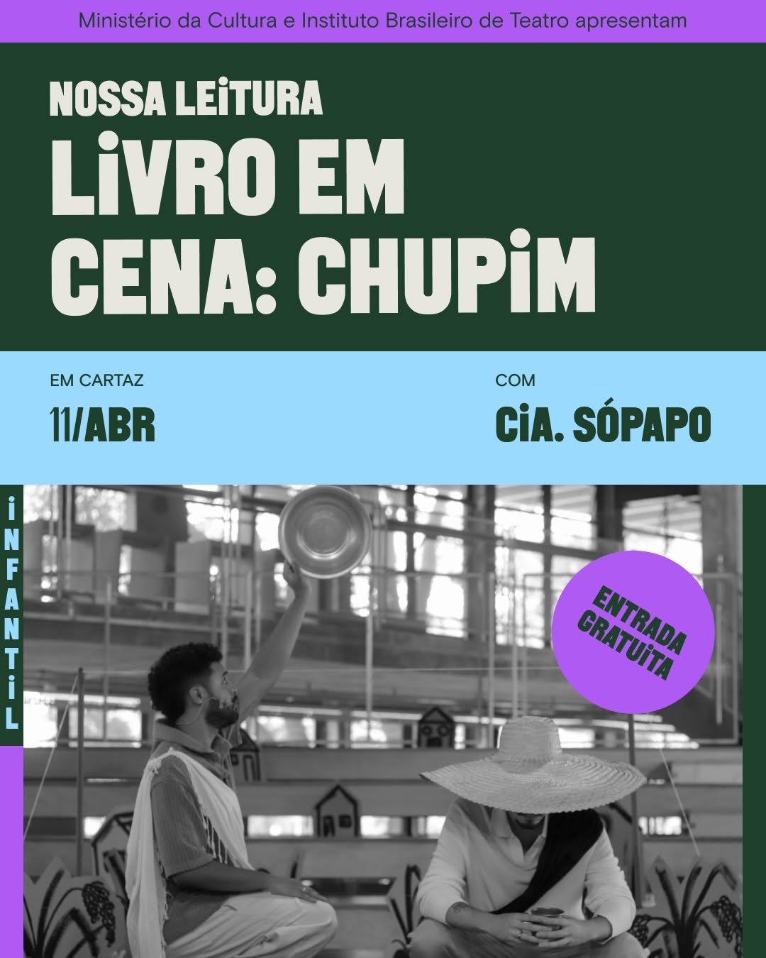 Nossa Leitura: Livro em Cena - Chupim