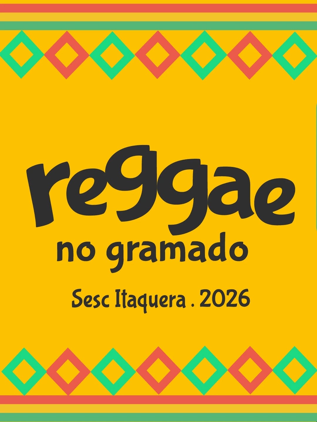 Reggae no Gramado 2026