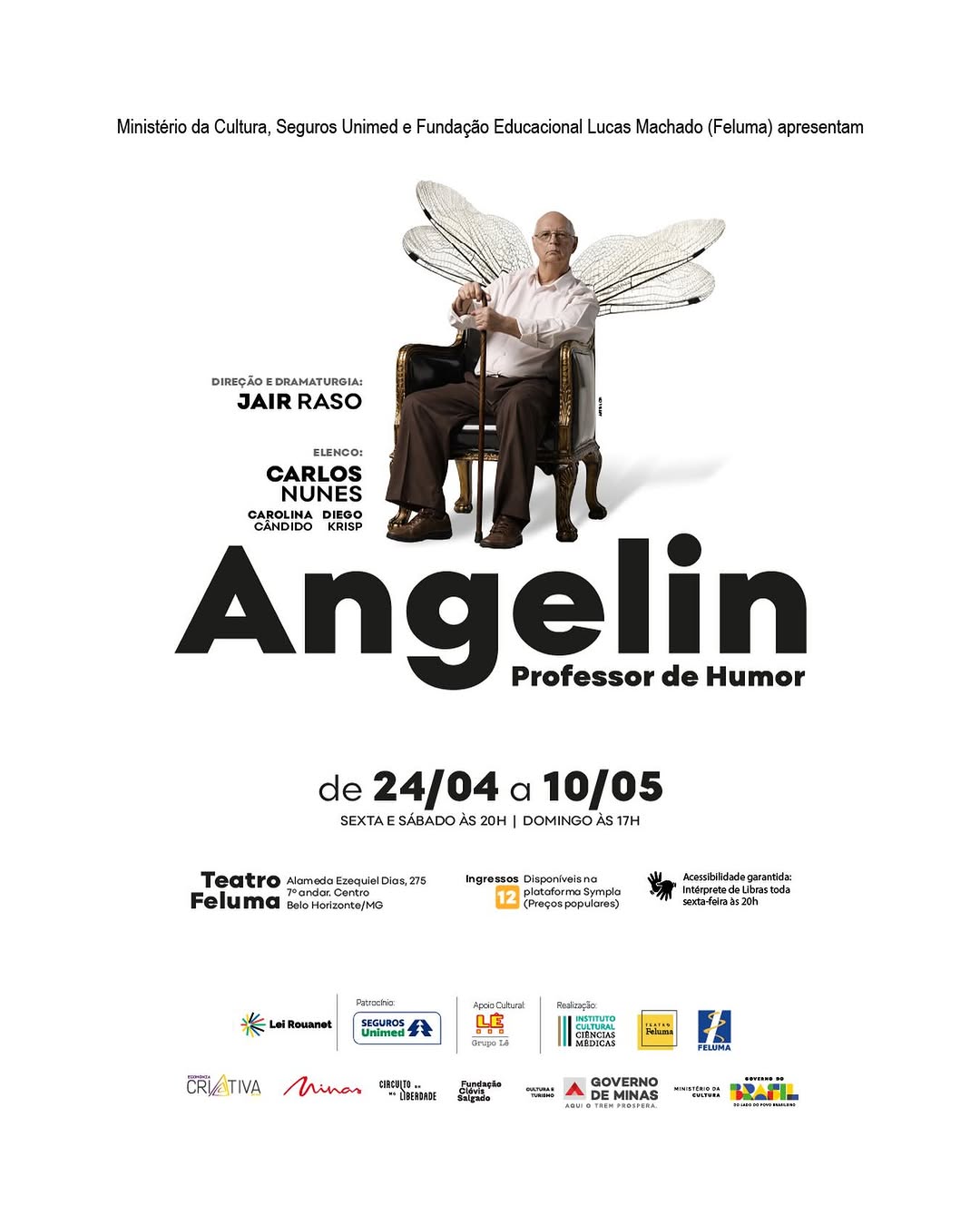 Angelin, Professor de Humor