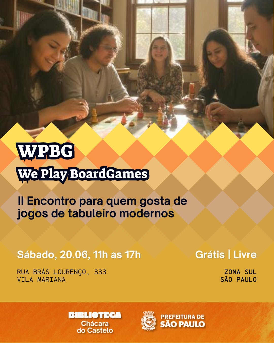 WPBG - Segunda Edição — Biblioteca Chácara do Castelo, Vila Mariana, São Paulo