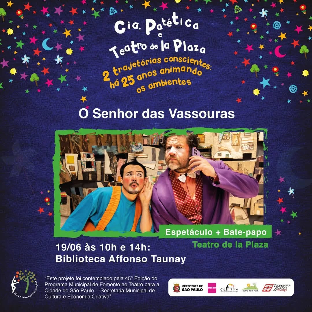 O Senhor das Vassouras — Biblioteca Affonso Taunay, Mooca, São Paulo