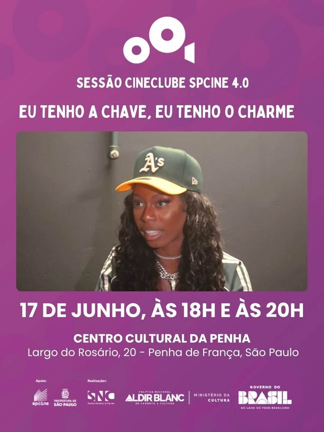 Cineclube SPCine - Eu tenho a Chave Eu tenho o Charme