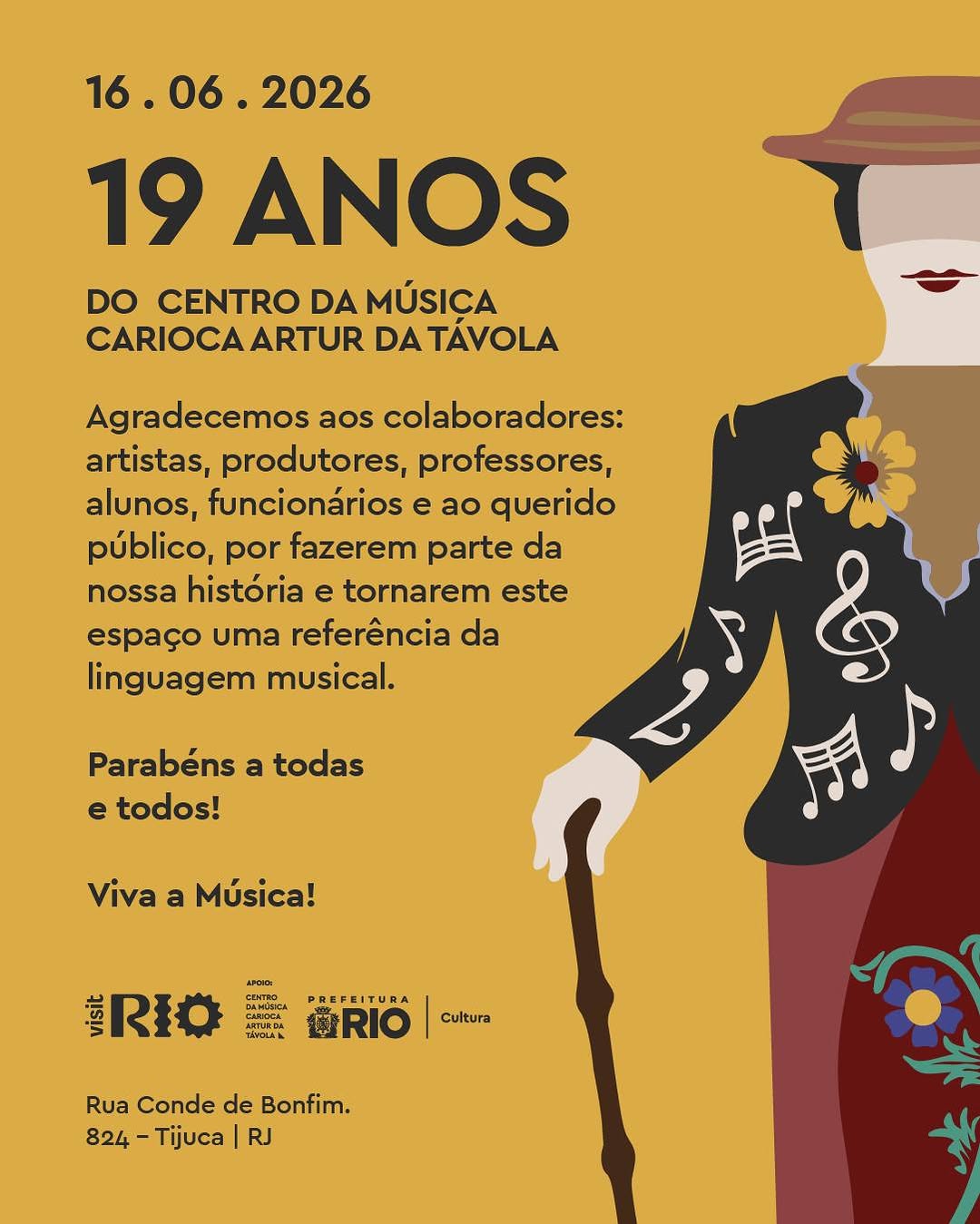 Bilheteria Aberta — Centro da Música Carioca Artur da Távola, Tijuca, Rio de Janeiro