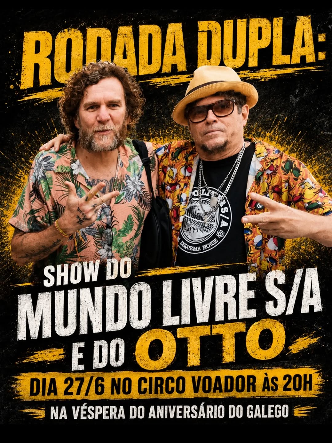 Show de Otto Matopeia e Mundo Livre S/A no Circo Voador