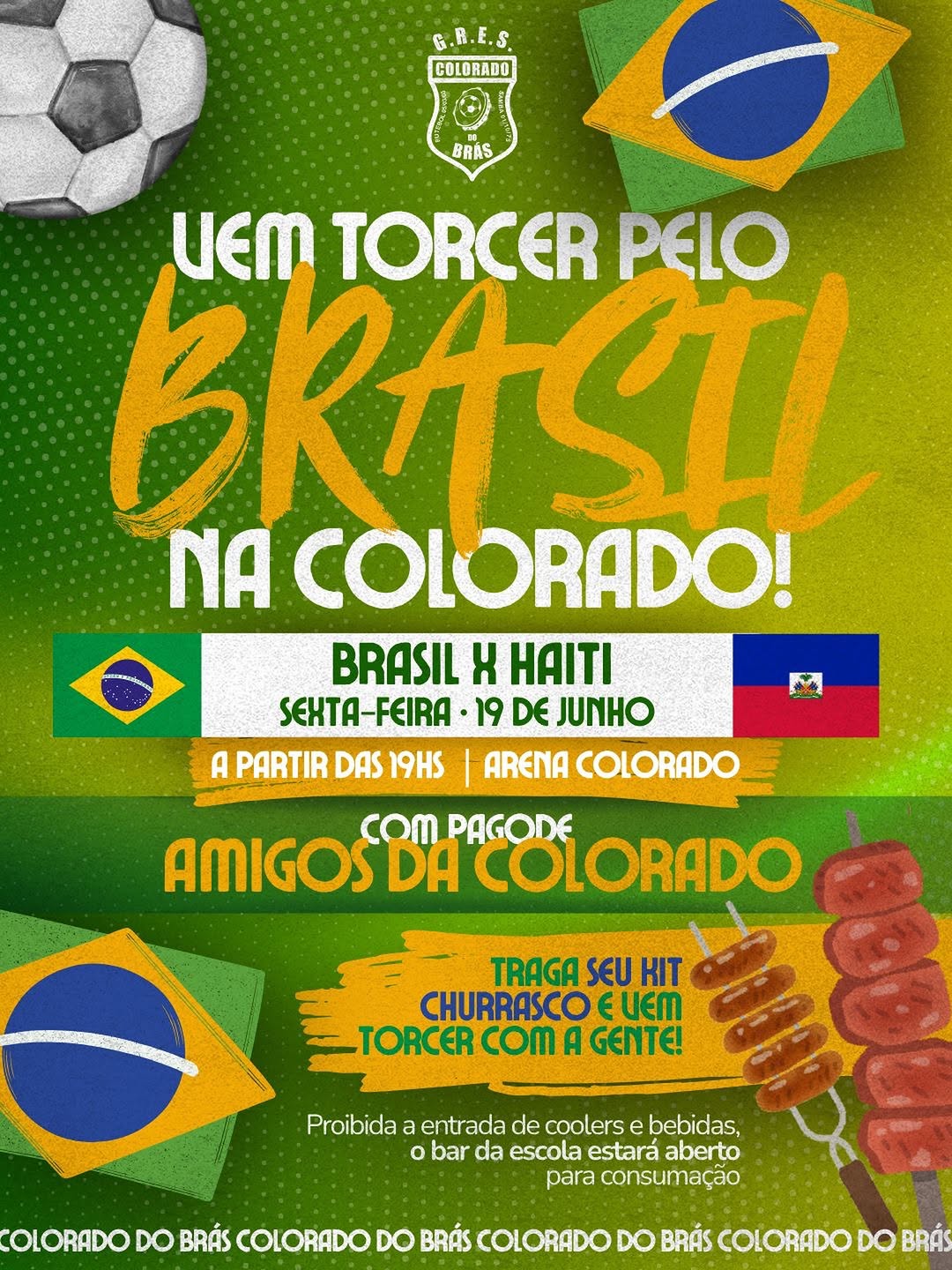 Mais Brasil na Colorado — COLORADO DO BRÁS OFICIAL, Brás, São Paulo