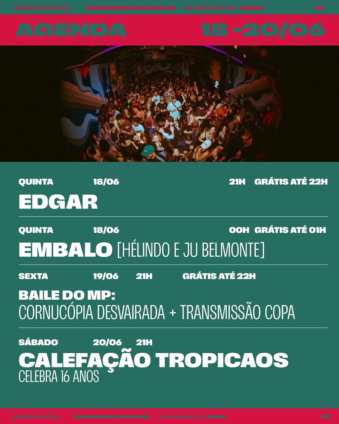 Cornucópia Desvairada + Transmissão Brasil x Haiti — Mundo Pensante, Bela Vista, São Paulo