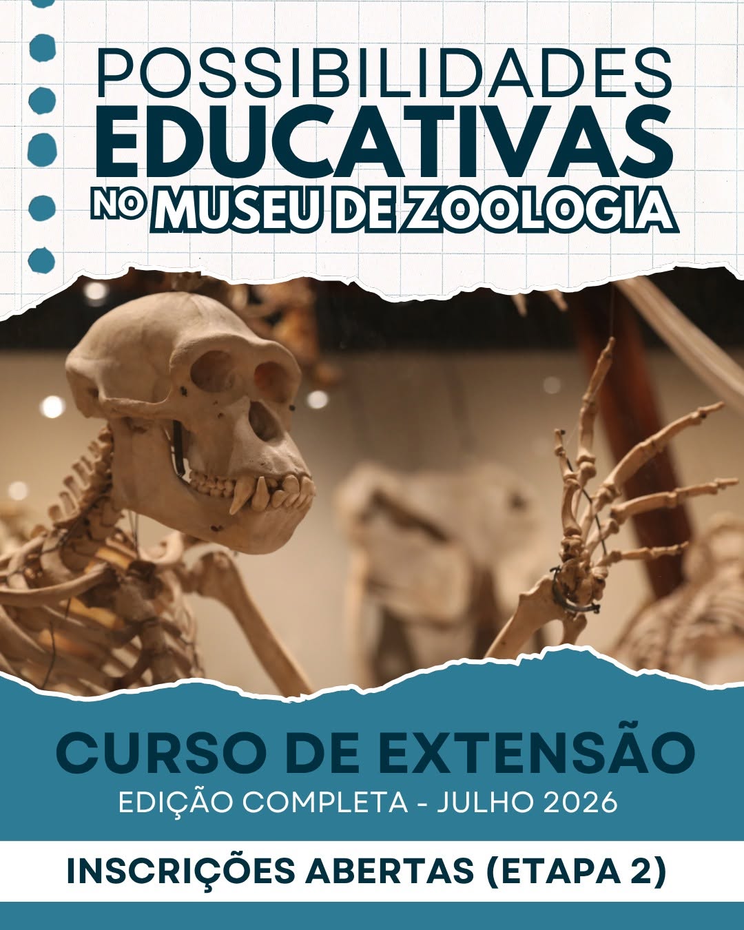 Curso Possibilidades Educativas no Museu de Zoologia da USP — Museu de Zoologia, Ipiranga, São Paulo