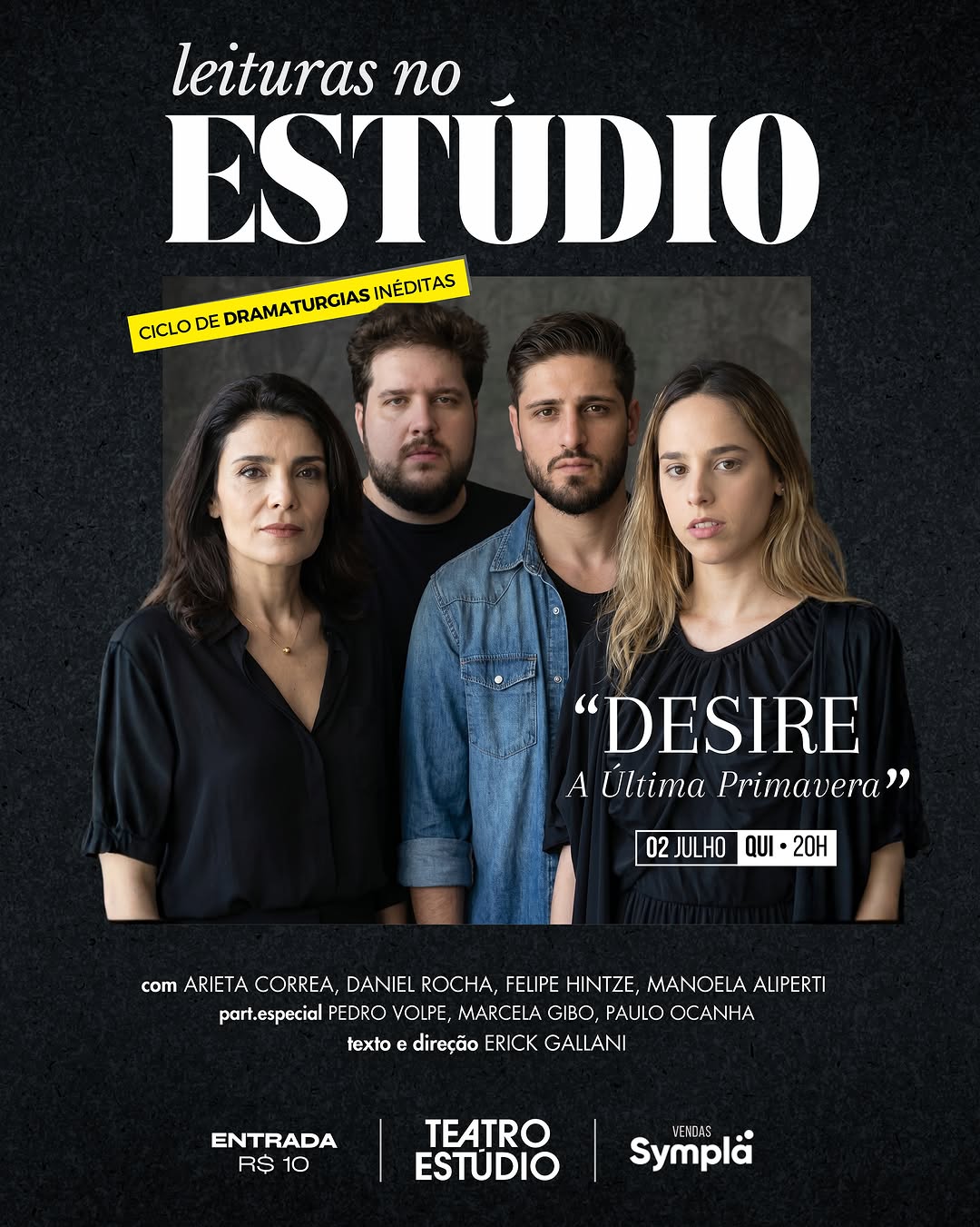 DESIRE - A Última Primavera — Teatro Estúdio, Santa Cecília, São Paulo
