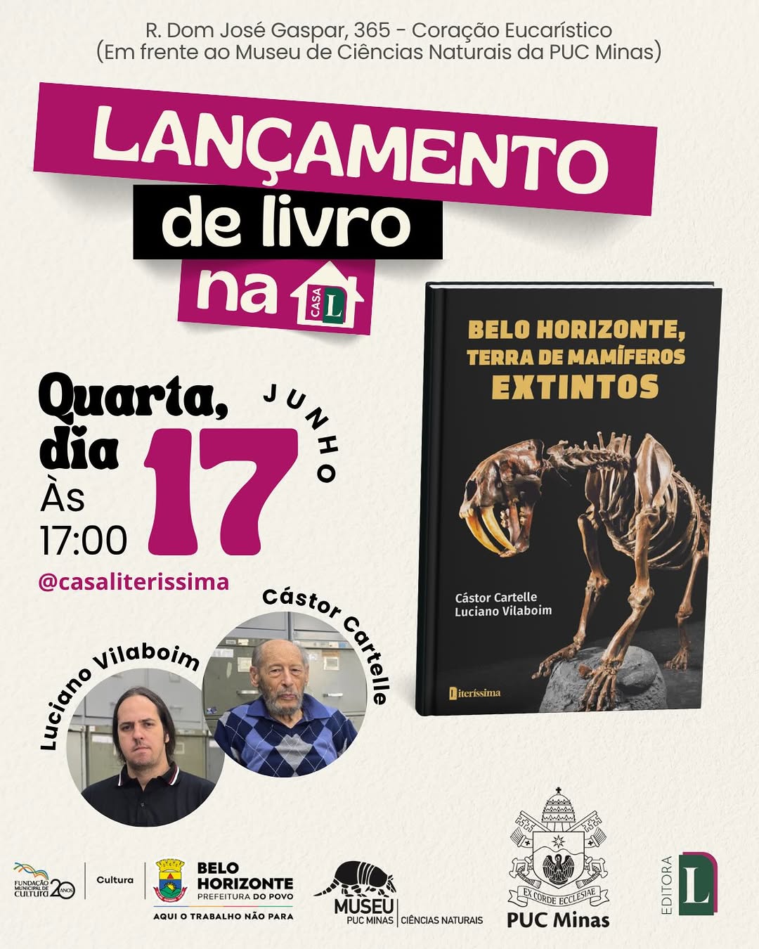 Sessão de autógrafos - Belo Horizonte, Terra de Mamíferos Extintos
