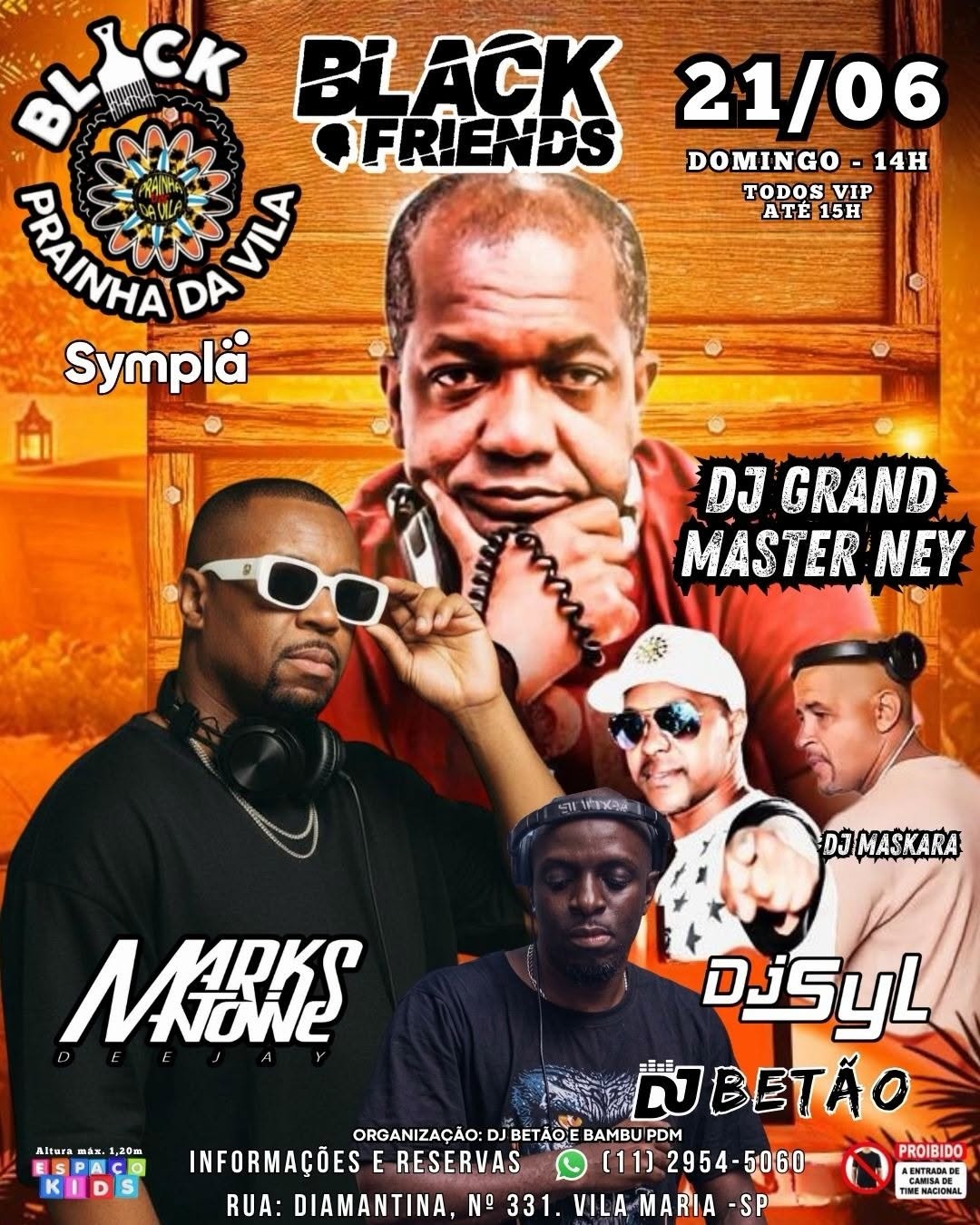 Black Friends 8ª Edição — Prainha da Vila Bar, Vila Maria, São Paulo