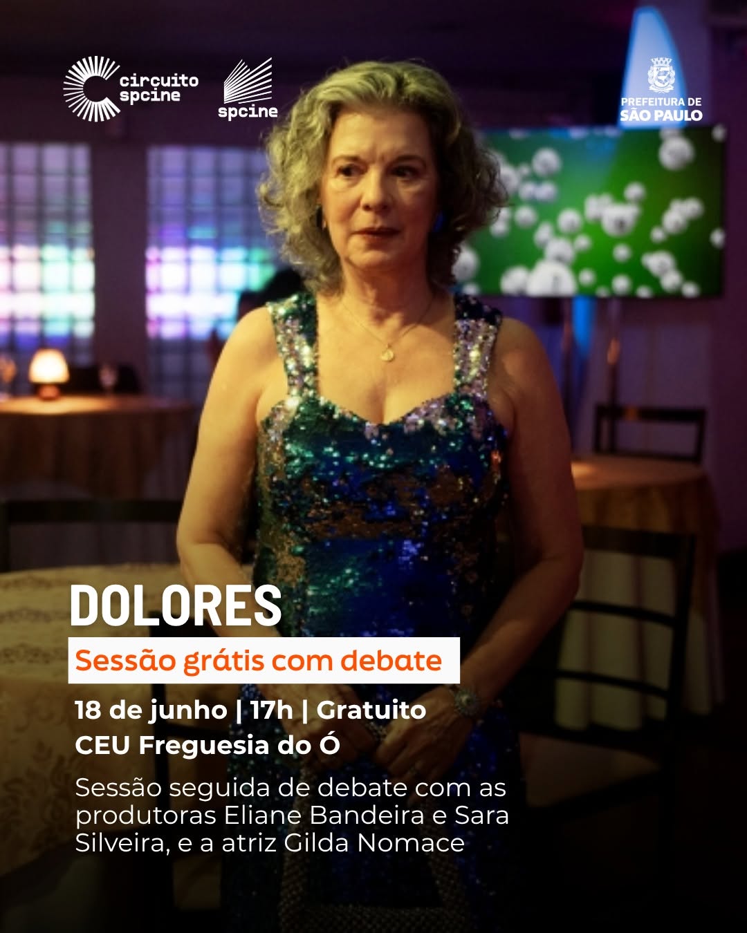 Sessão com debate do drama nacional 'Dolores' — SP Cine, São Paulo