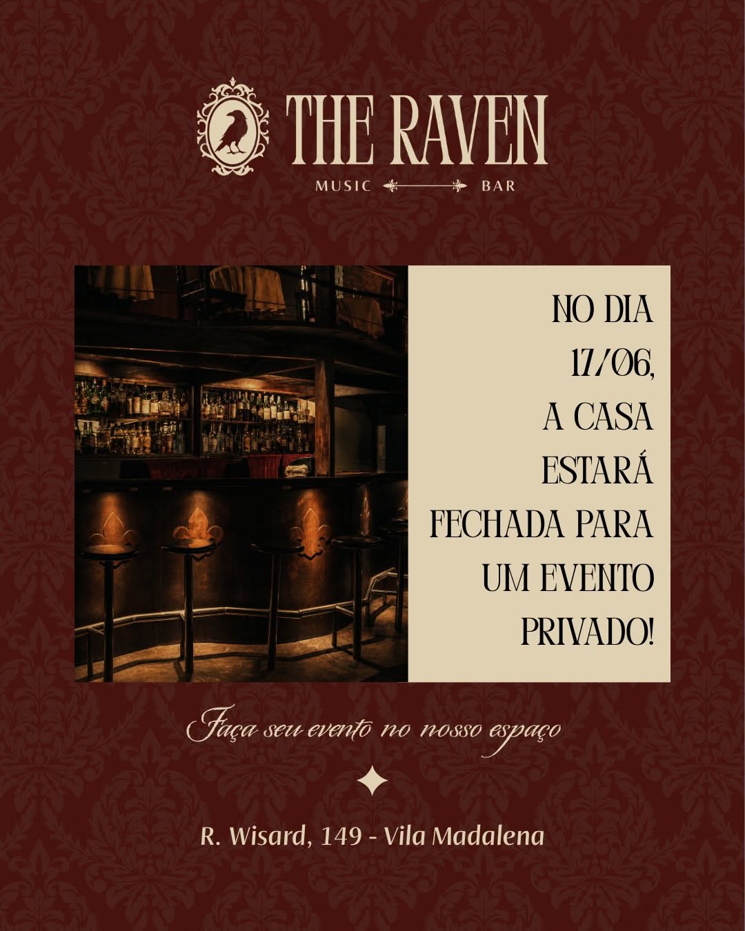 Shows ao vivo no The Raven
