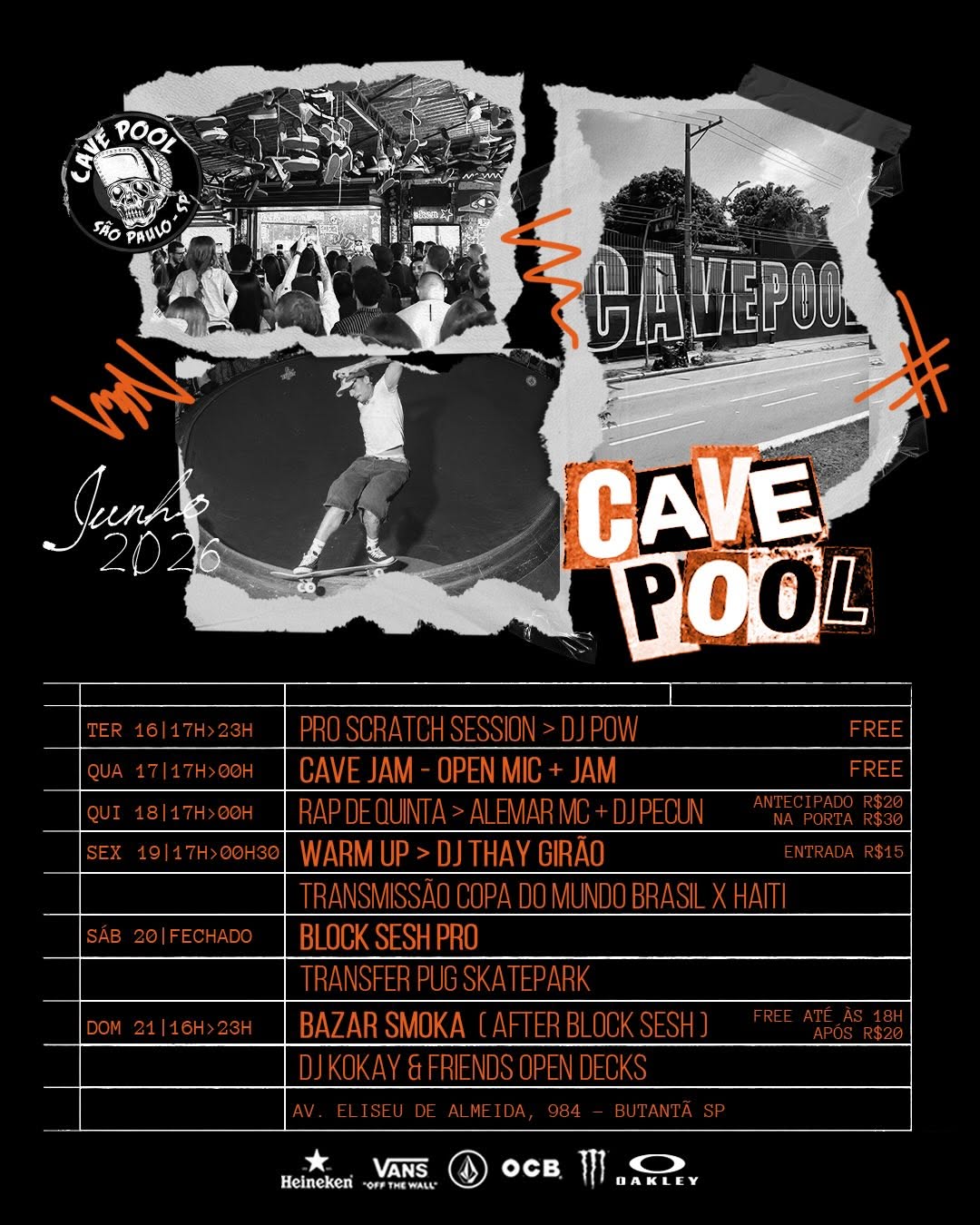 Cave Jam — Cavepool Skateboards SP, Butantã, São Paulo