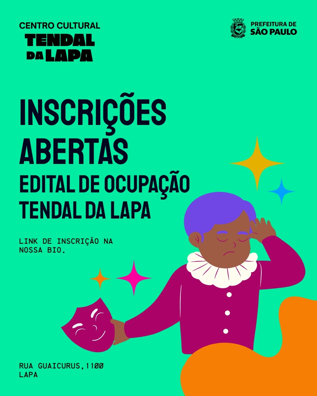 Edital de Ocupação Tendal da Lapa 2026 - Inscrições