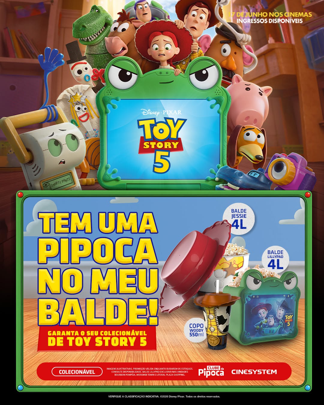 Toy Story 5 - Estreia
