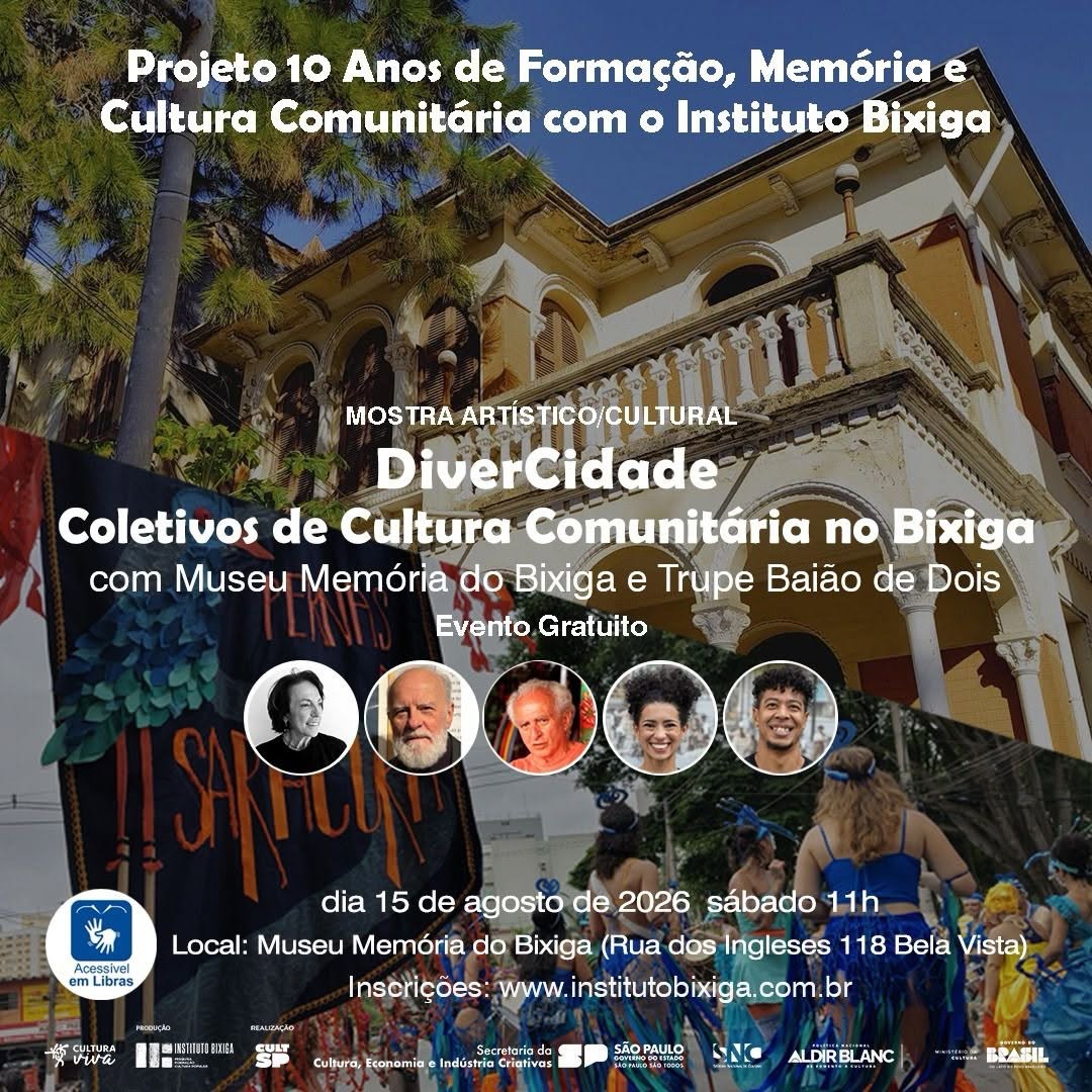 Mostra Artístico Cultural DiverCidade - Coletivos de Cultura Comunitária no Bixiga