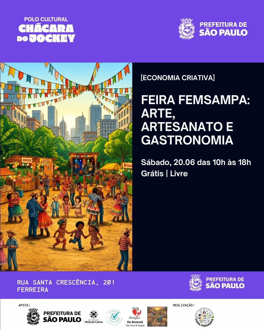FEMSAMPA – Festival Empreenda Mais Sampa — Polo Cultural Chácara do Jockey, Vila Sônia, São Paulo