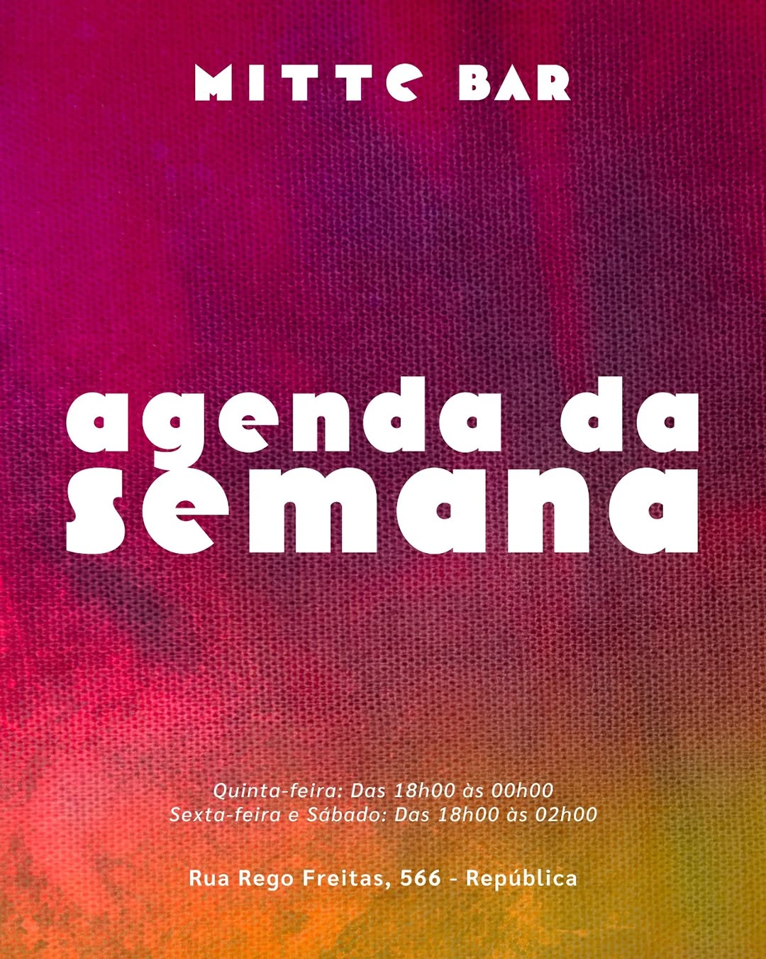 Iconic Pop — Mitte Bar, República, São Paulo