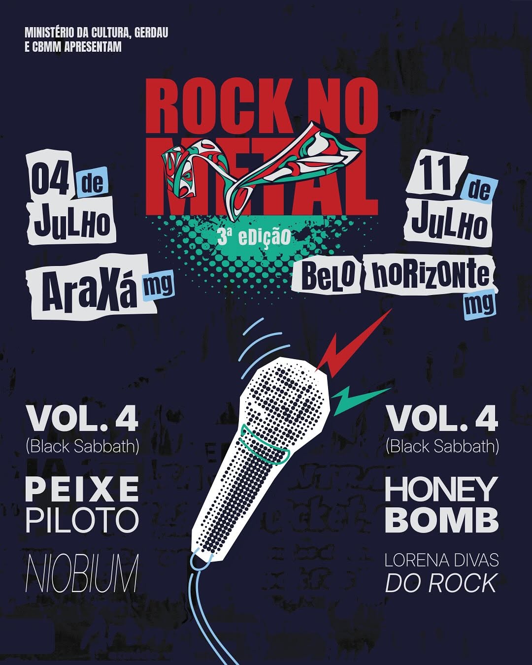 Rock no Metal - 3ª Edição (Dia 1) — MM Gerdau (Museu das Minas e do Metal), Funcionários, Belo Horizonte