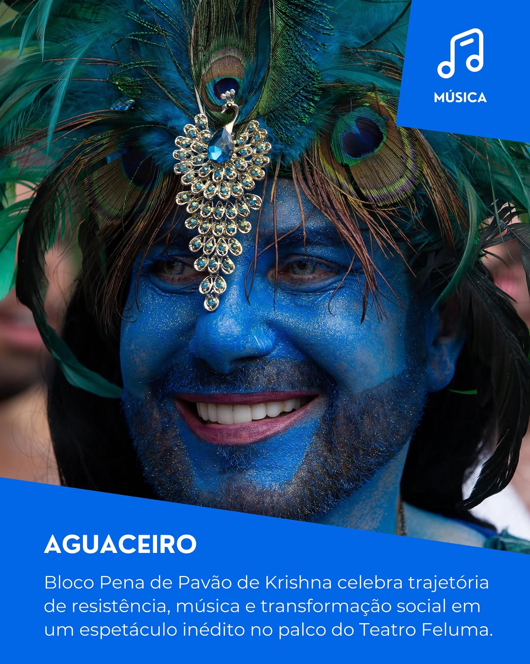 Aguaceiro - Pena de Pavão de Krishna 13 anos — Circuito Liberdade, Lourdes, Belo Horizonte