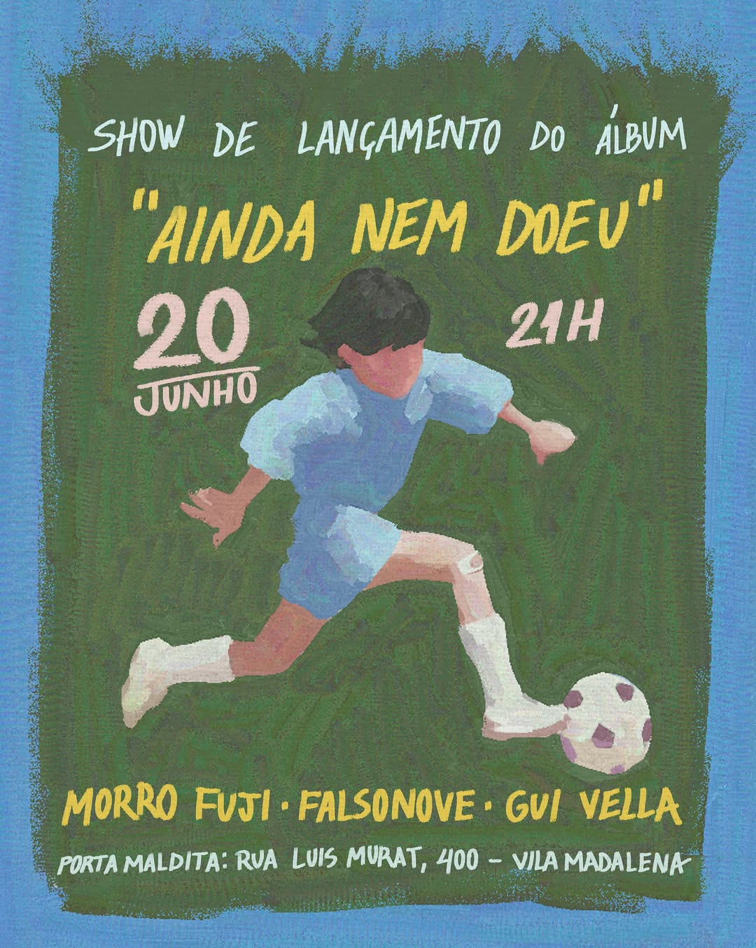Show de lançamento do primeiro álbum - MORRO FUJI + Falso Nove + Guivella Emo