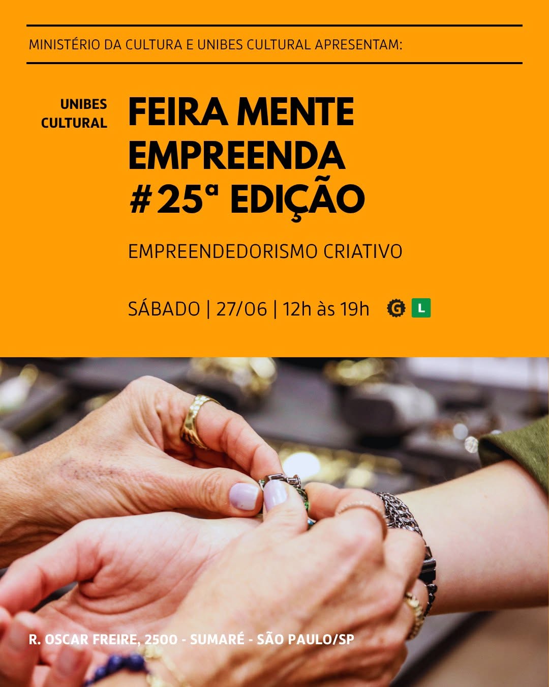 25ª Feira Mente Empreenda — Unibes Cultural, Perdizes, São Paulo