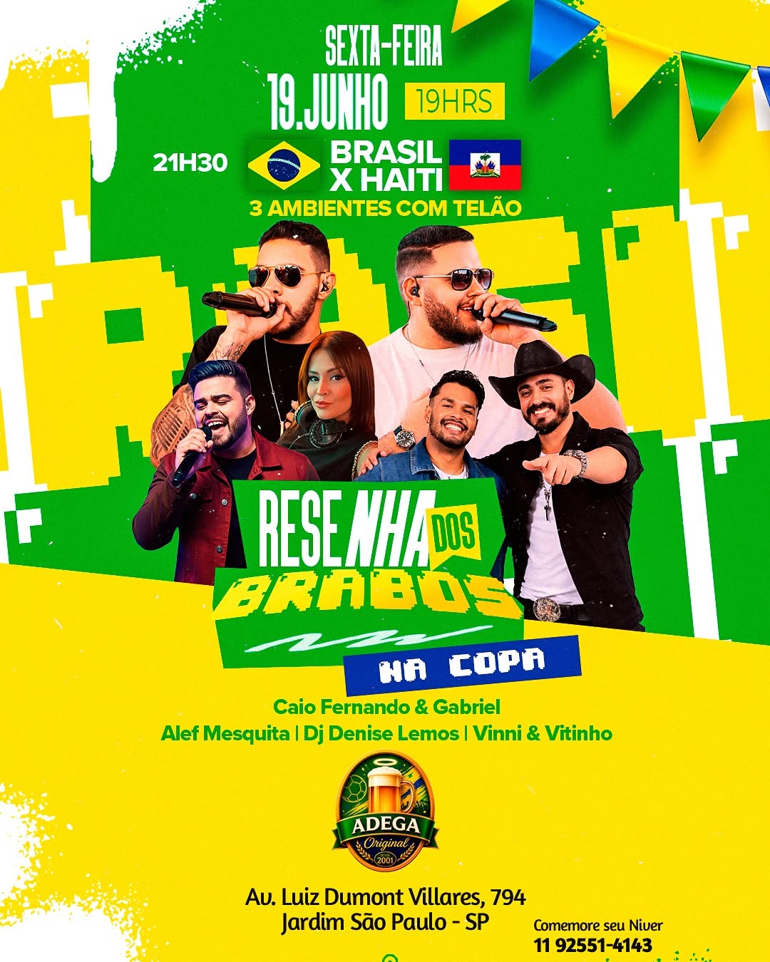 Resenha dos Brabos na Copa — Adega Original, Santana, São Paulo