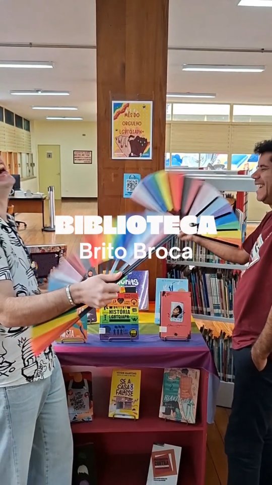 Inauguração da Seção LGBTQIA+ — Biblioteca Brito Broca, Pirituba, São Paulo