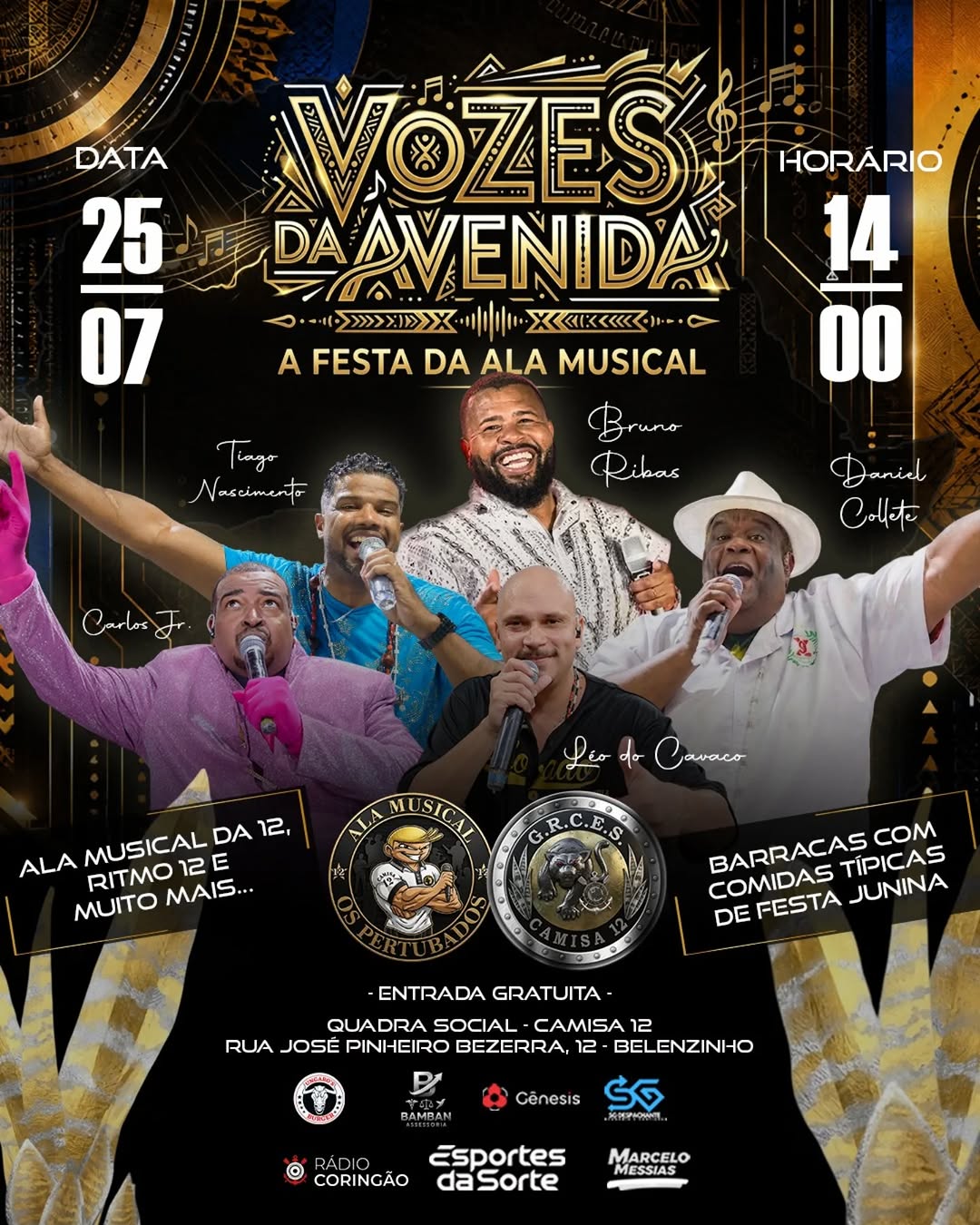 Vozes da Avenida: A Festa da Ala Musical — G.R.C.E.S. Camisa 12, Sacomã, São Paulo