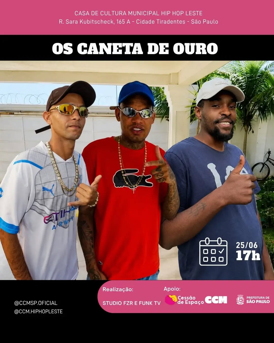 Ensaio de Performance Studio FZR e Funk TV — Casa de Cultura Municipal Hip Hop Leste, Cidade Tiradentes, São Paulo