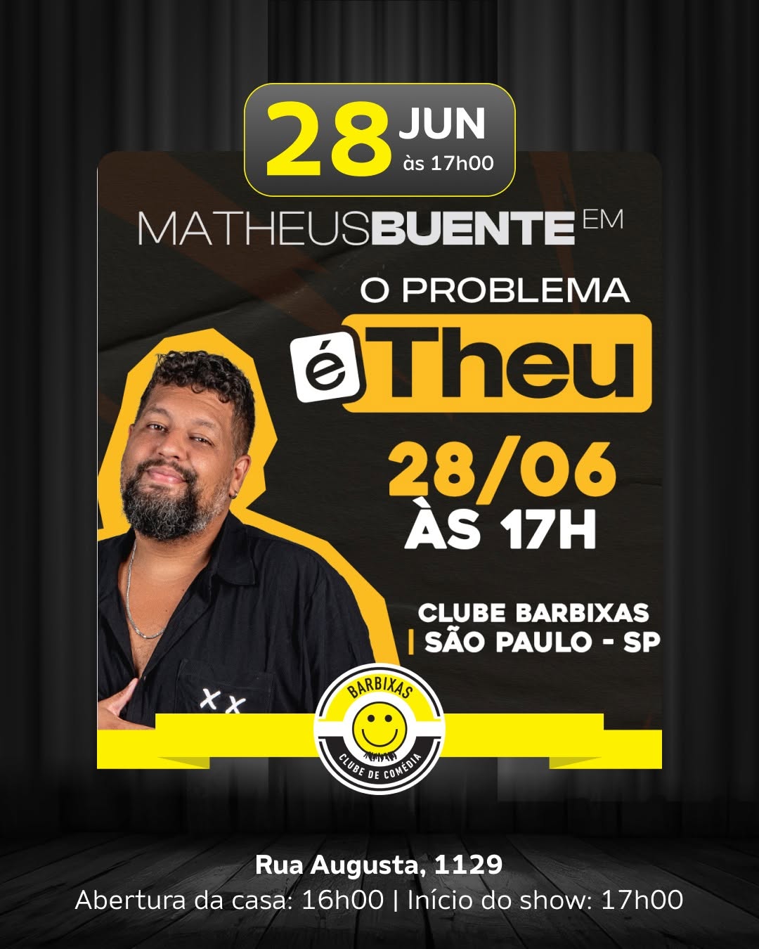 O Problema é Theu — Clube Barbixas, Consolação, São Paulo