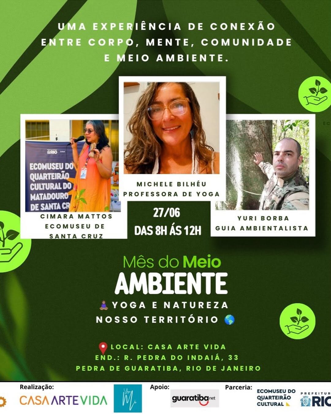 Yoga e Natureza: Nosso Território — Ecomuseu do Quarteirão Cultural do Matadouro de Santa Cruz