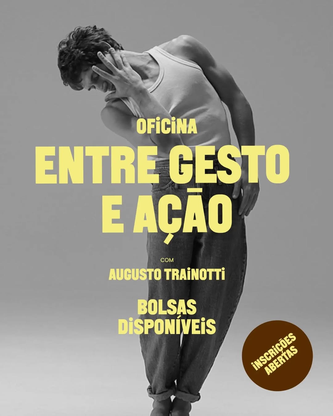 Oficina 'Entre Gesto e Ação' — Instituto Brasileiro de Teatro, Bela Vista, São Paulo