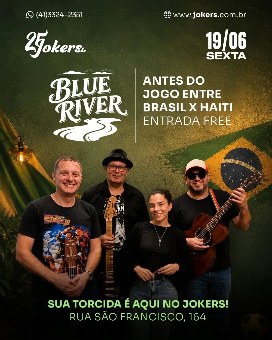 Blue Rivers ao Vivo — Jokers Pub, Centro, Curitiba