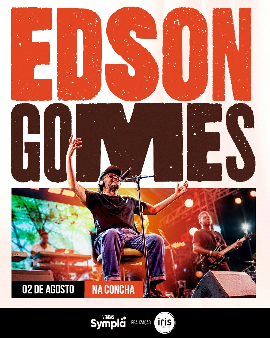 Edson Gomes na Concha Acústica — Teatro Castro Alves (TCA), Campo Grande, Salvador