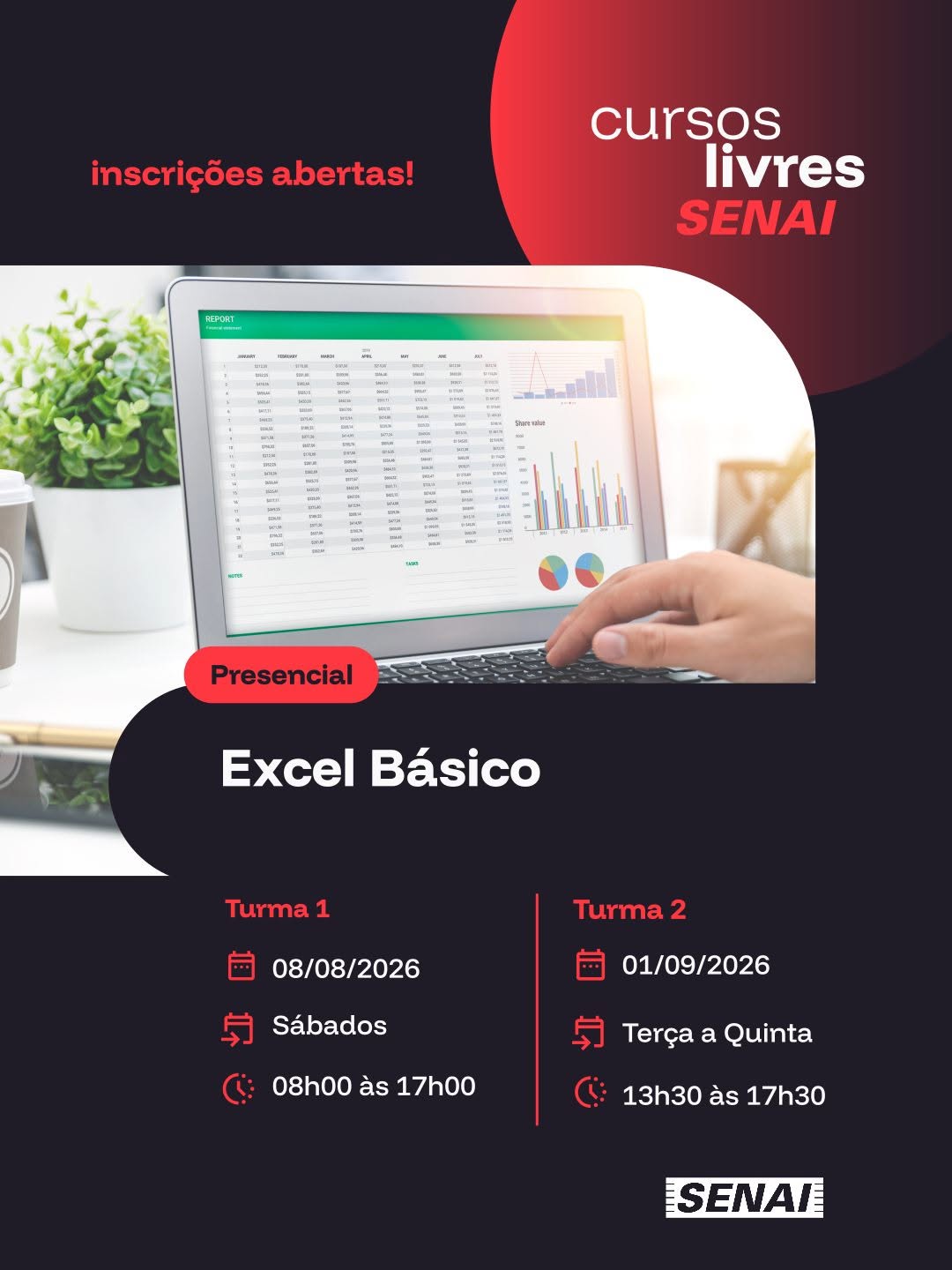 Curso Excel Básico - Turma Sábado